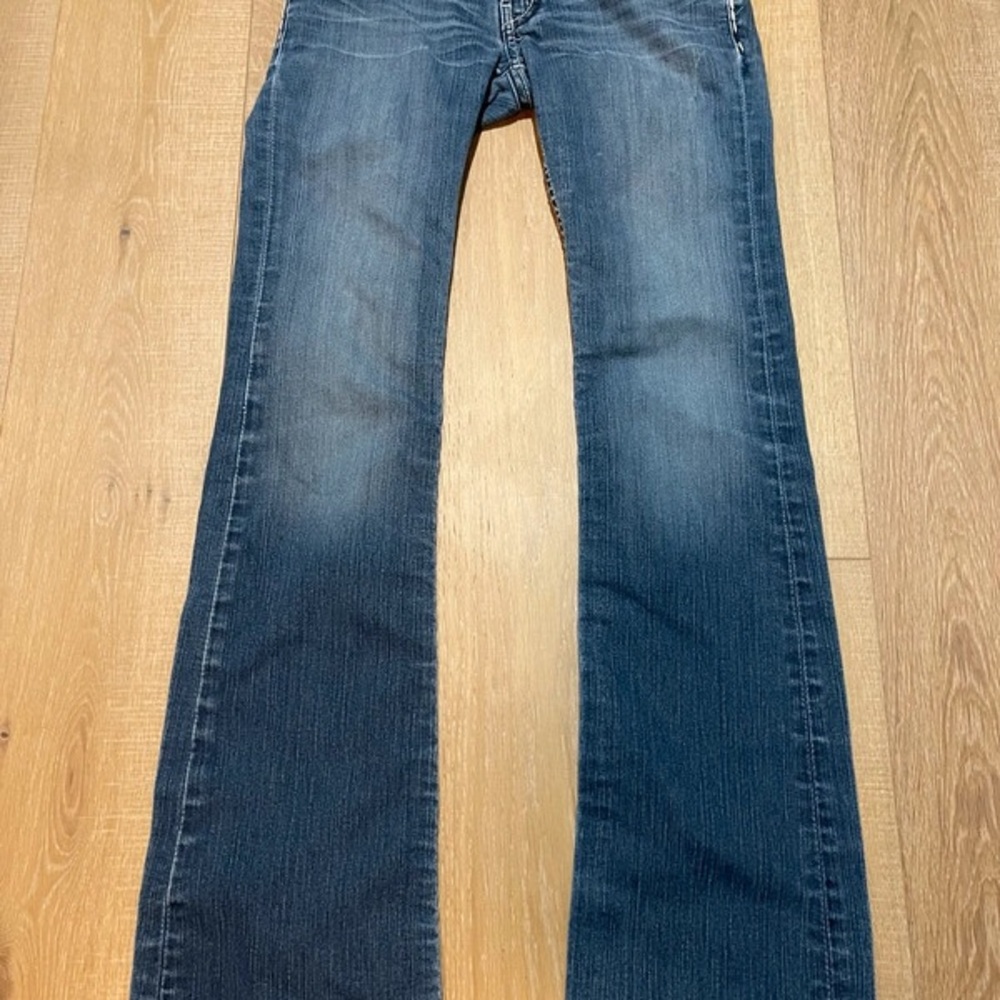 low rise bootcut jeans